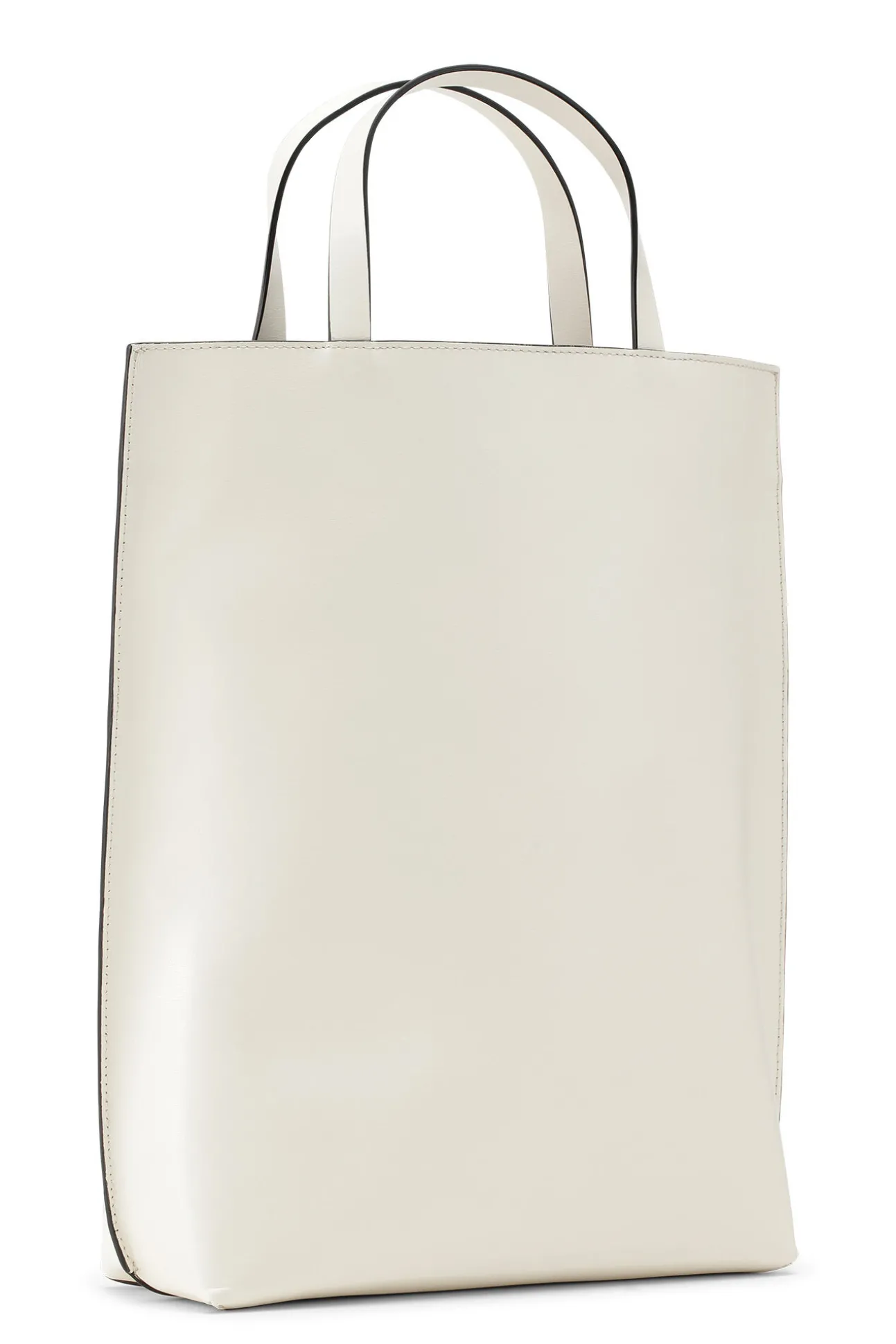 Fashion GANNI Mittelgrose Banner-Tragetasche Mit Riemen Egret