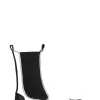 Store GANNI Mittelhohe Chelsea-Stiefel Egret