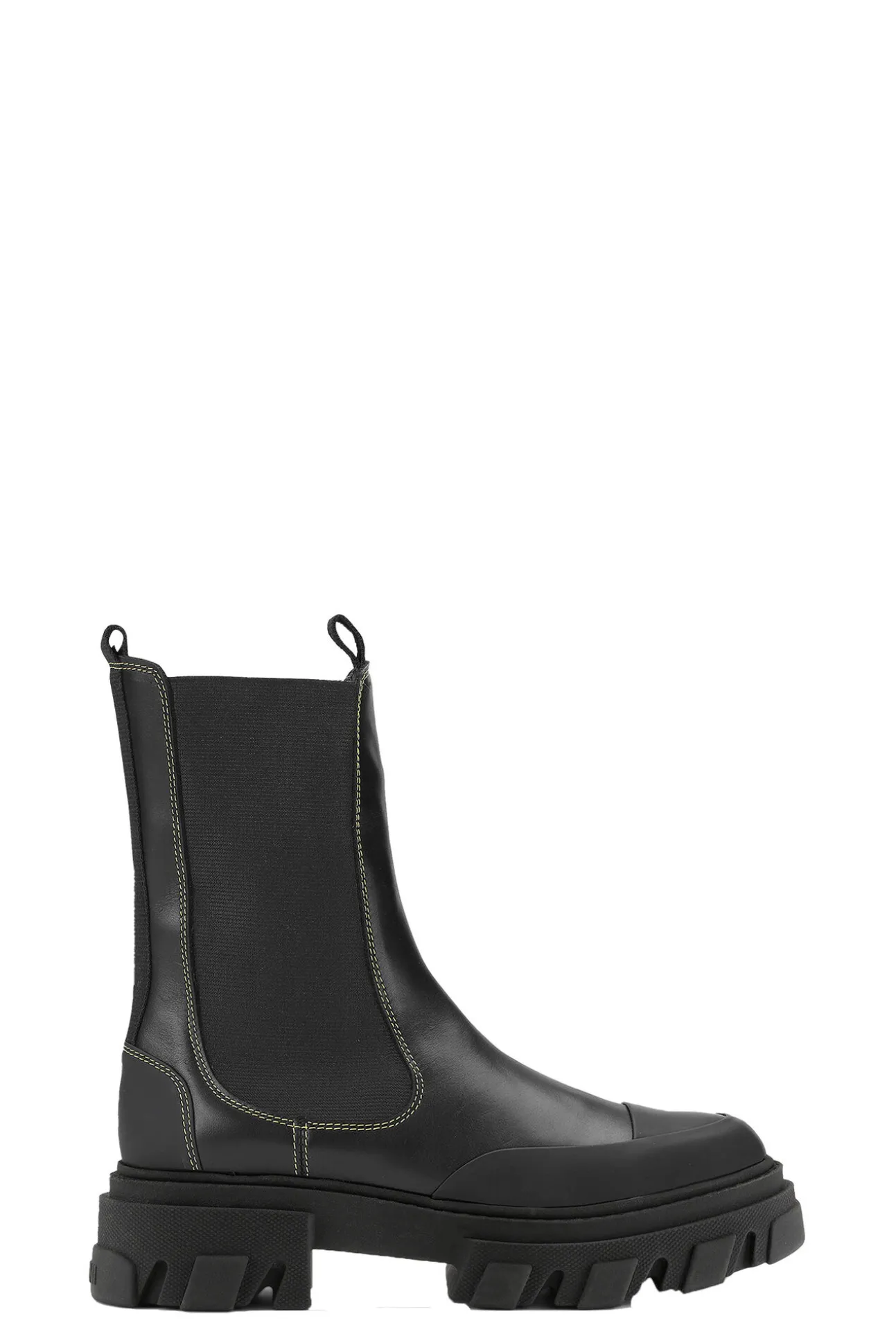 Fashion GANNI Mittelhohe Chelsea-Stiefel Black