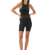 Online GANNI Nahtlose Jacquard-Shorts Black