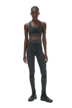Cheap GANNI Nahtloser Jacquard-Bh Black
