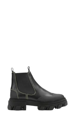 Fashion GANNI Niedrige Chelsea Boots Black