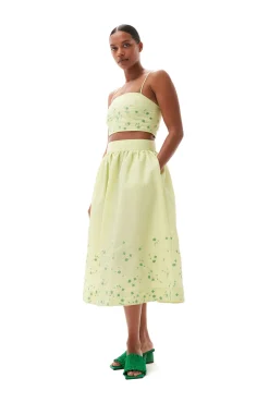 Store GANNI Nylon-Rock Lily Green