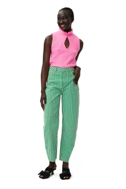 Store GANNI Oberteil Aus Weicher Wolle Sugar Plum