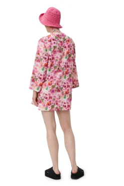 Discount GANNI Offene Bluse Mit Band Sugar Plum