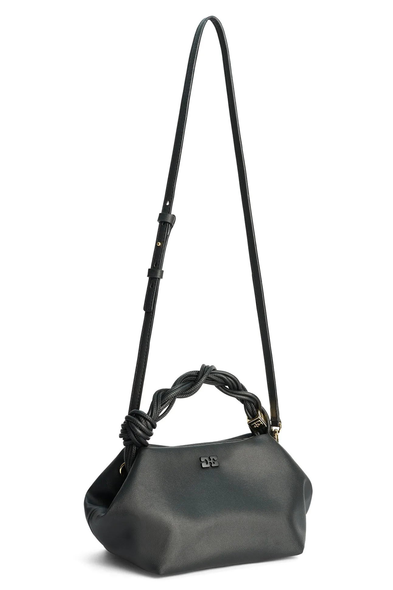 Sale GANNI Ohoskin Bou Bag Black