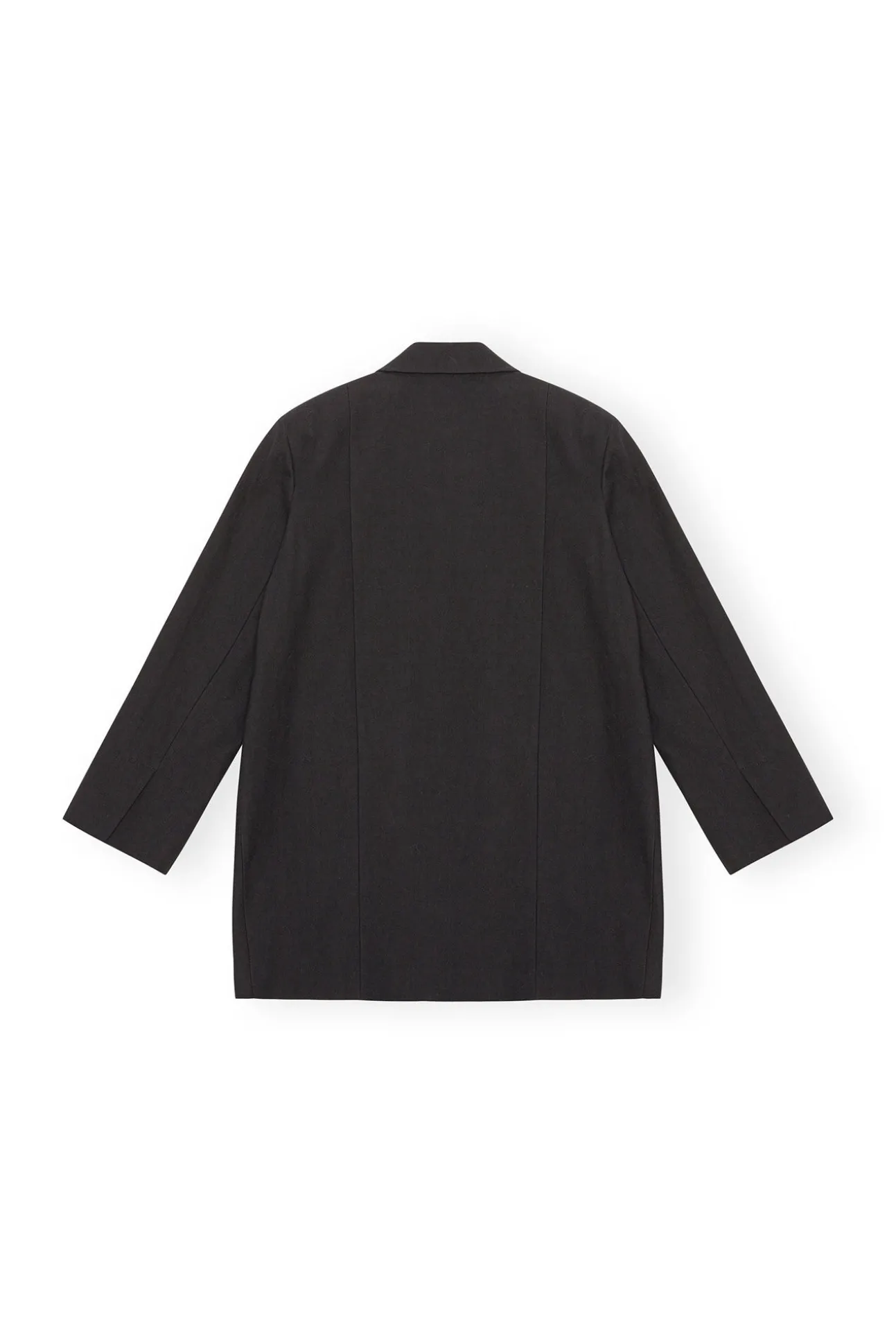 Best GANNI Oversize-Anzugblazer Aus Cotton Black