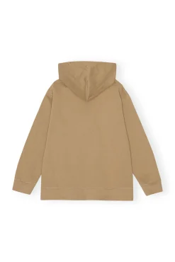Flash Sale GANNI Oversized Zip Hoodie Petrified Oak