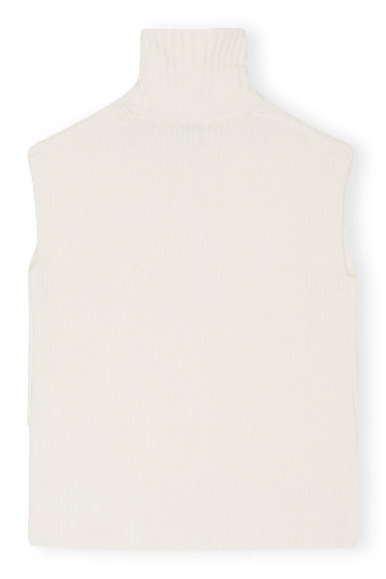 Store GANNI Oversized Zipper Vest Egret