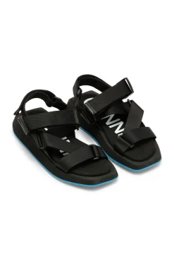 Fashion GANNI Performance-Gurtband-Sandalen Black