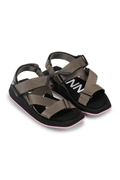 Cheap GANNI Performance-Gurtband-Sandalen Kalamata
