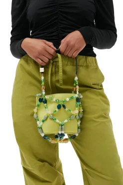 Shop GANNI Perlen-Bucket-Bag Tender Shoots