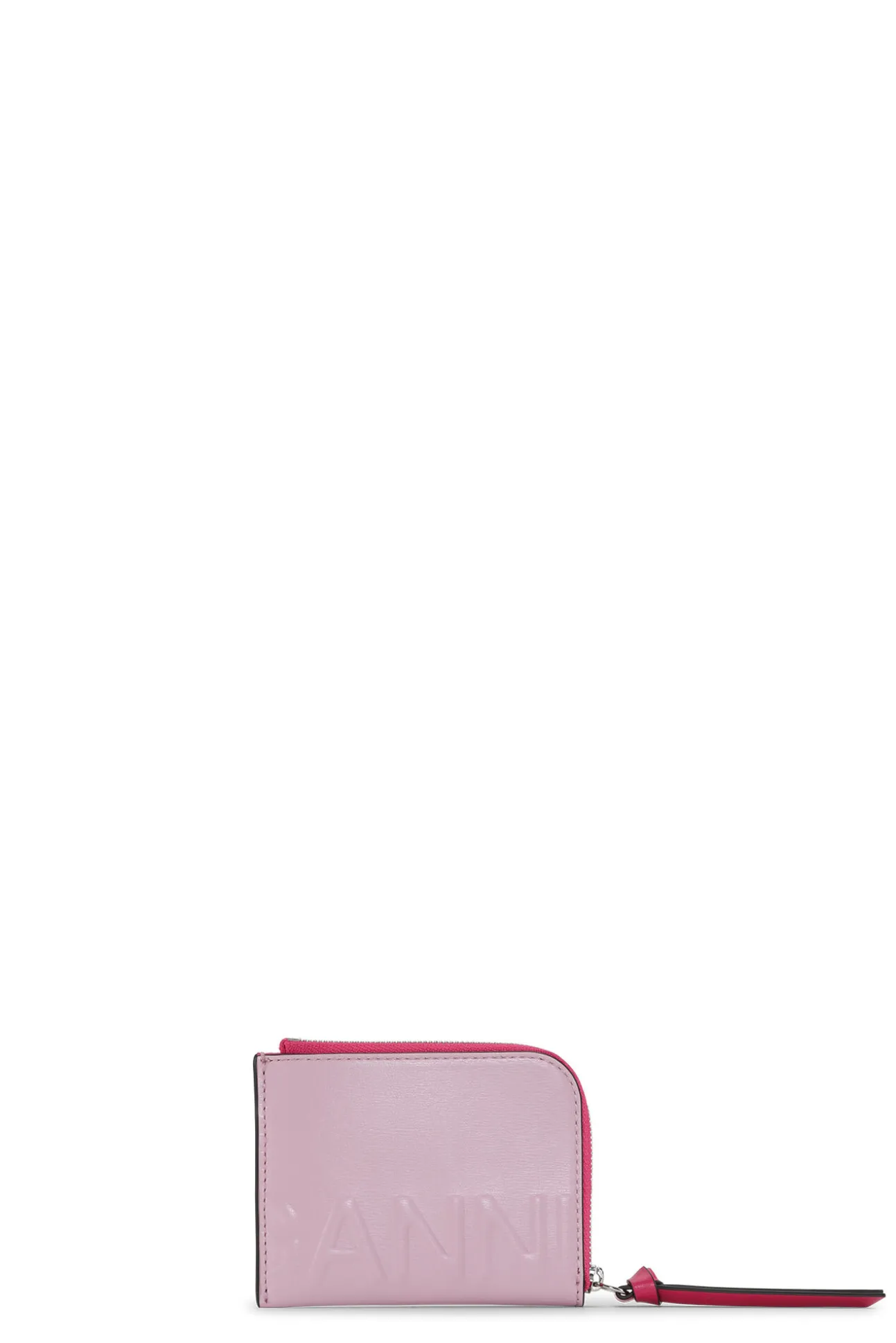 Fashion GANNI Pinker Banner-Kartenhalter Pink Nectar