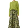 Discount GANNI Pullover Mit O-Ausschnitt Aus Brushed Alpaca Going Green