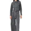 Best Sale GANNI Re-Cut-Jeansjacke Washed Black/Black
