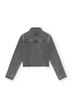 Best Sale GANNI Re-Cut-Jeansjacke Washed Black/Black
