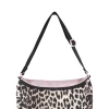 Sale GANNI Recycelte Reporter-Tasche Leopard