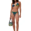Outlet GANNI Recycled Printed String Bikini Briefs Multicolour