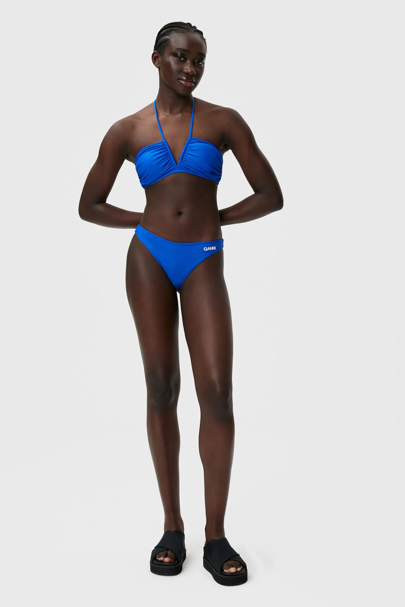 Online GANNI Recycled Solid Lowrise Bikini Briefs Daphne