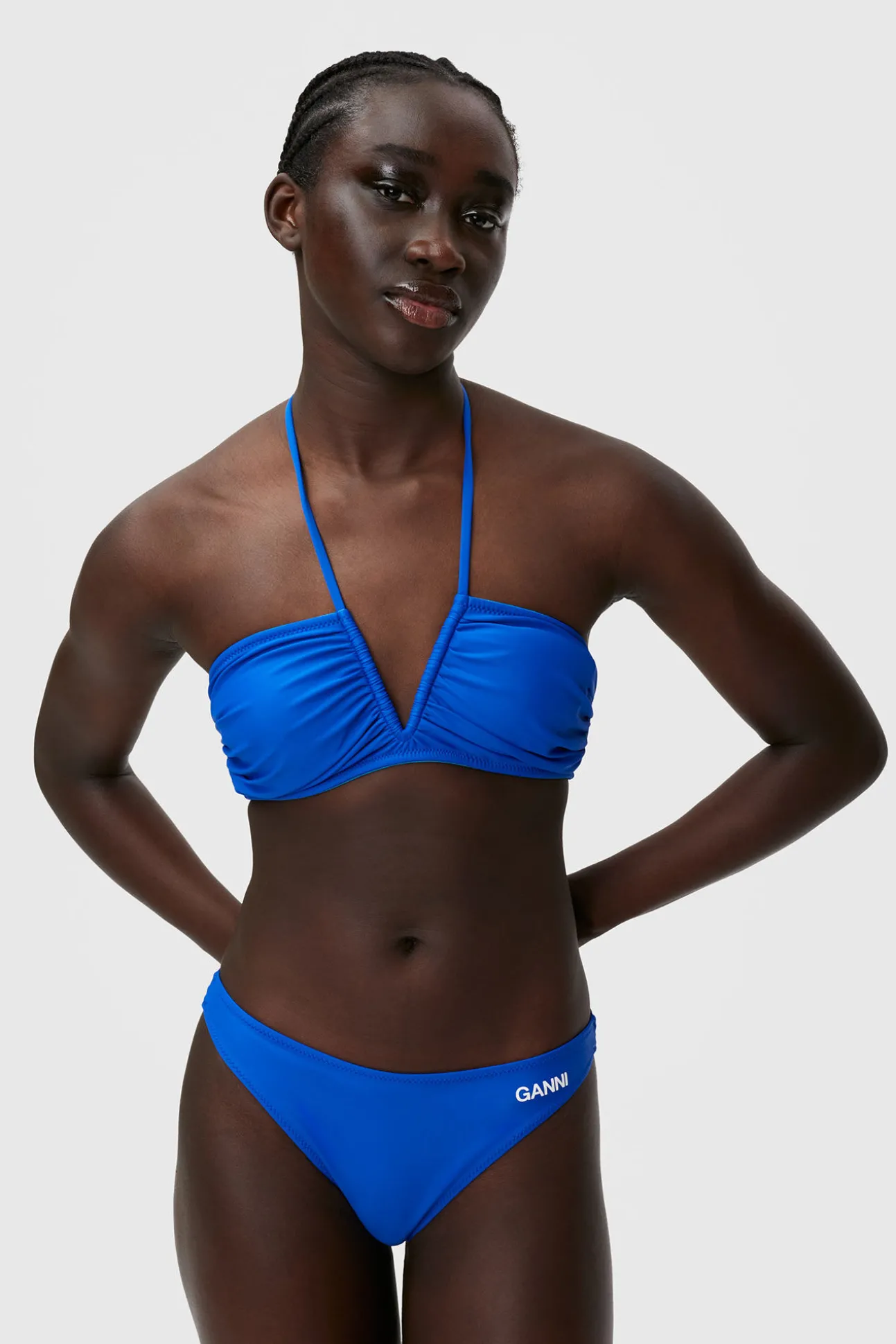 Online GANNI Recycled Solid Lowrise Bikini Briefs Daphne