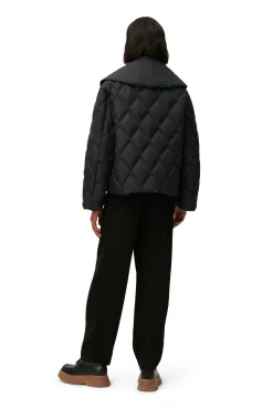 Cheap GANNI Ripstop-Steppjacke Black