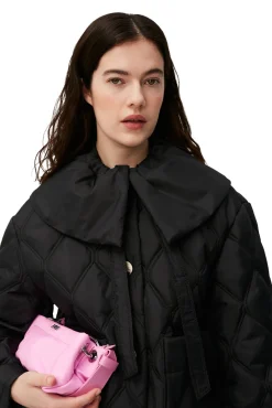 Cheap GANNI Ripstop-Steppjacke Black