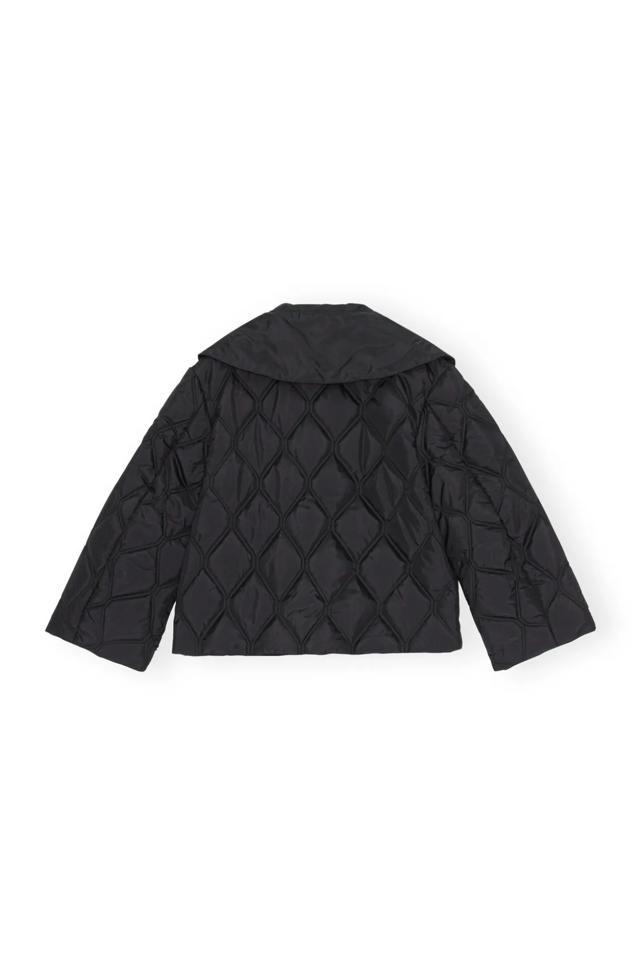 Cheap GANNI Ripstop-Steppjacke Black