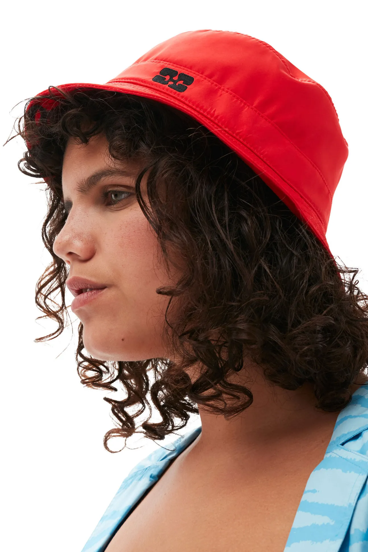 Sale GANNI Roter Fischerhut Racing Red
