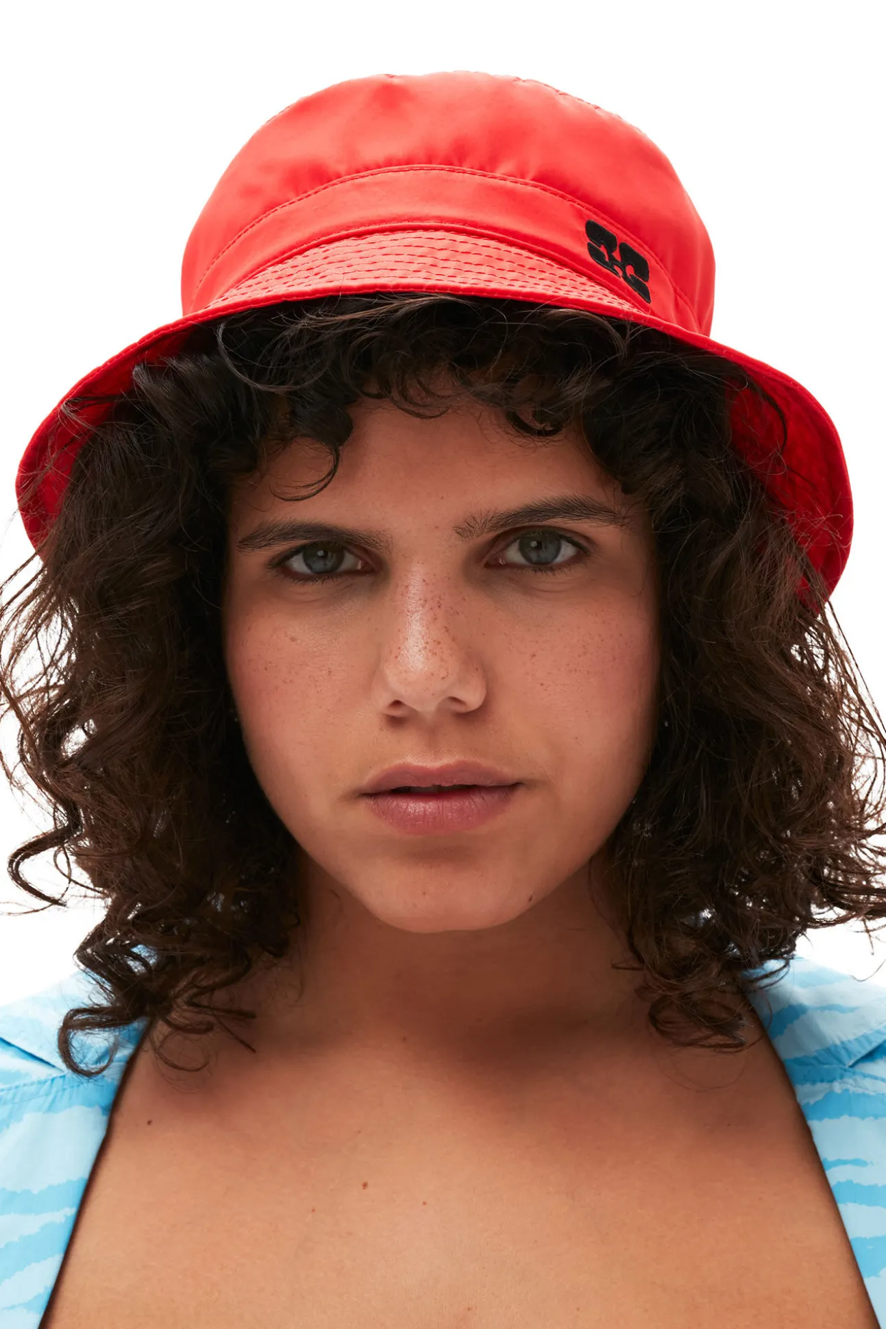Sale GANNI Roter Fischerhut Racing Red