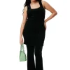 Sale GANNI Samt-Schlaghose Black