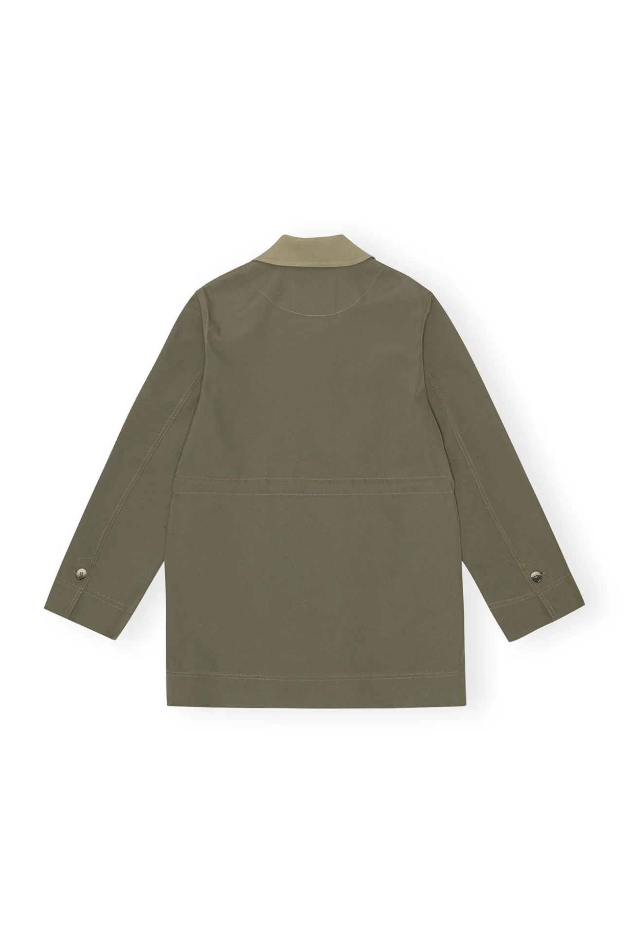 Best GANNI Schwere Twill-Jacke Kalamata