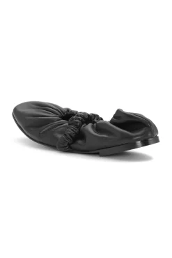 Best Sale GANNI Scrunchie-Ballerinas Black