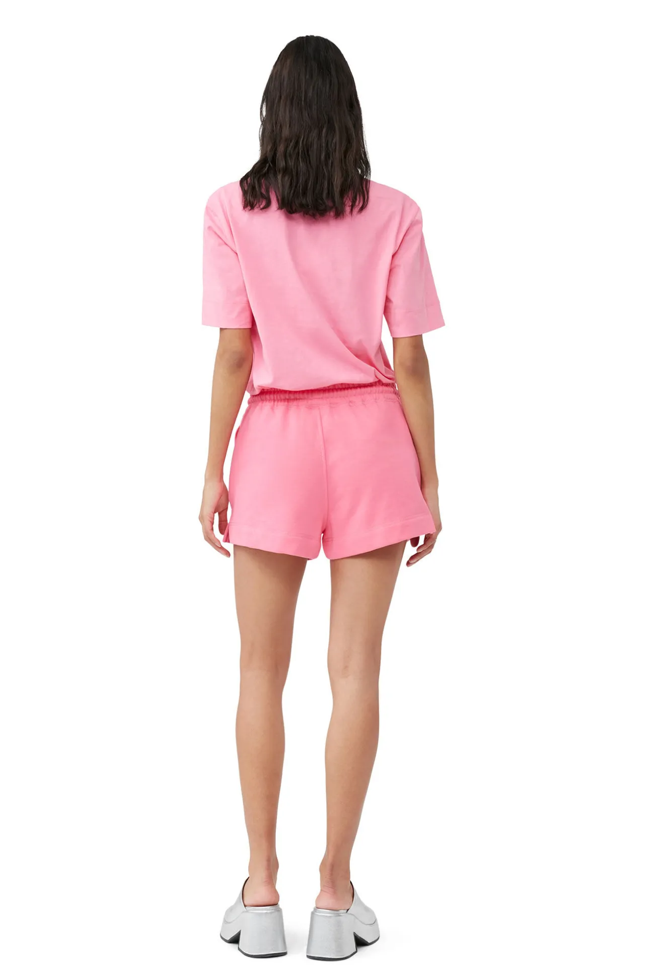 Hot GANNI Shorts Mit Kordelzug Sugar Plum