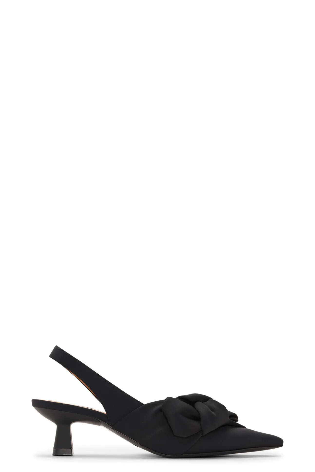 Flash Sale GANNI Slingback-Pumps Mit Weicher Schleife Black