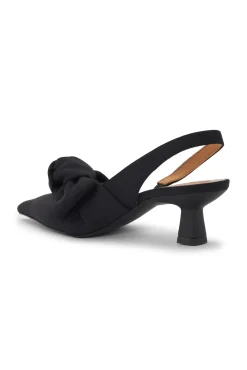 Flash Sale GANNI Slingback-Pumps Mit Weicher Schleife Black