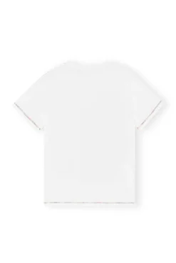 Hot GANNI Smiley-T-Shirt Bright White
