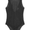 Best GANNI Spitzen-Bodysuit Mit Tiefem Ruckenausschnitt Black