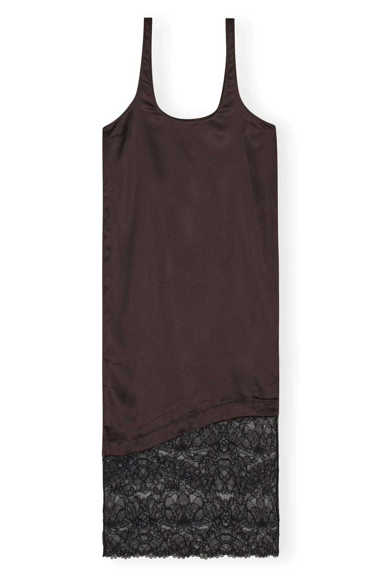 Shop GANNI Spitzen-Midikleid Mole