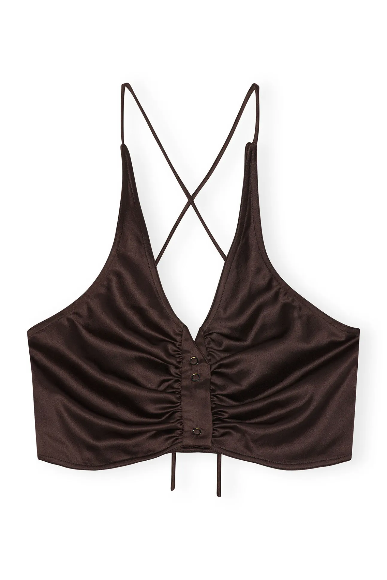 Hot GANNI Spitzen-Mix-Oberteil Mole