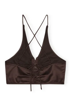Hot GANNI Spitzen-Mix-Oberteil Mole