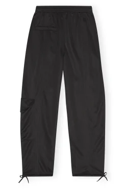 Discount GANNI Sportliche, Lockere Jersey-Hose Black