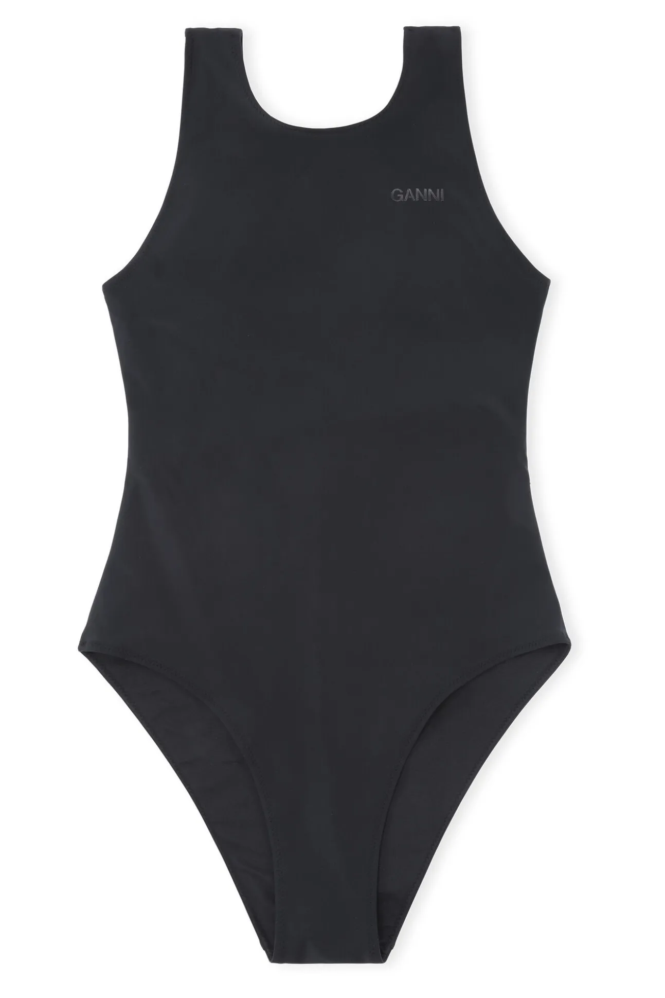 Flash Sale GANNI Sportlicher Badeanzug Black