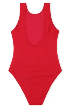 Cheap GANNI Sportlicher Badeanzug High Risk Red