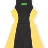 Outlet GANNI Sporty Jersey Tennis Dress Black
