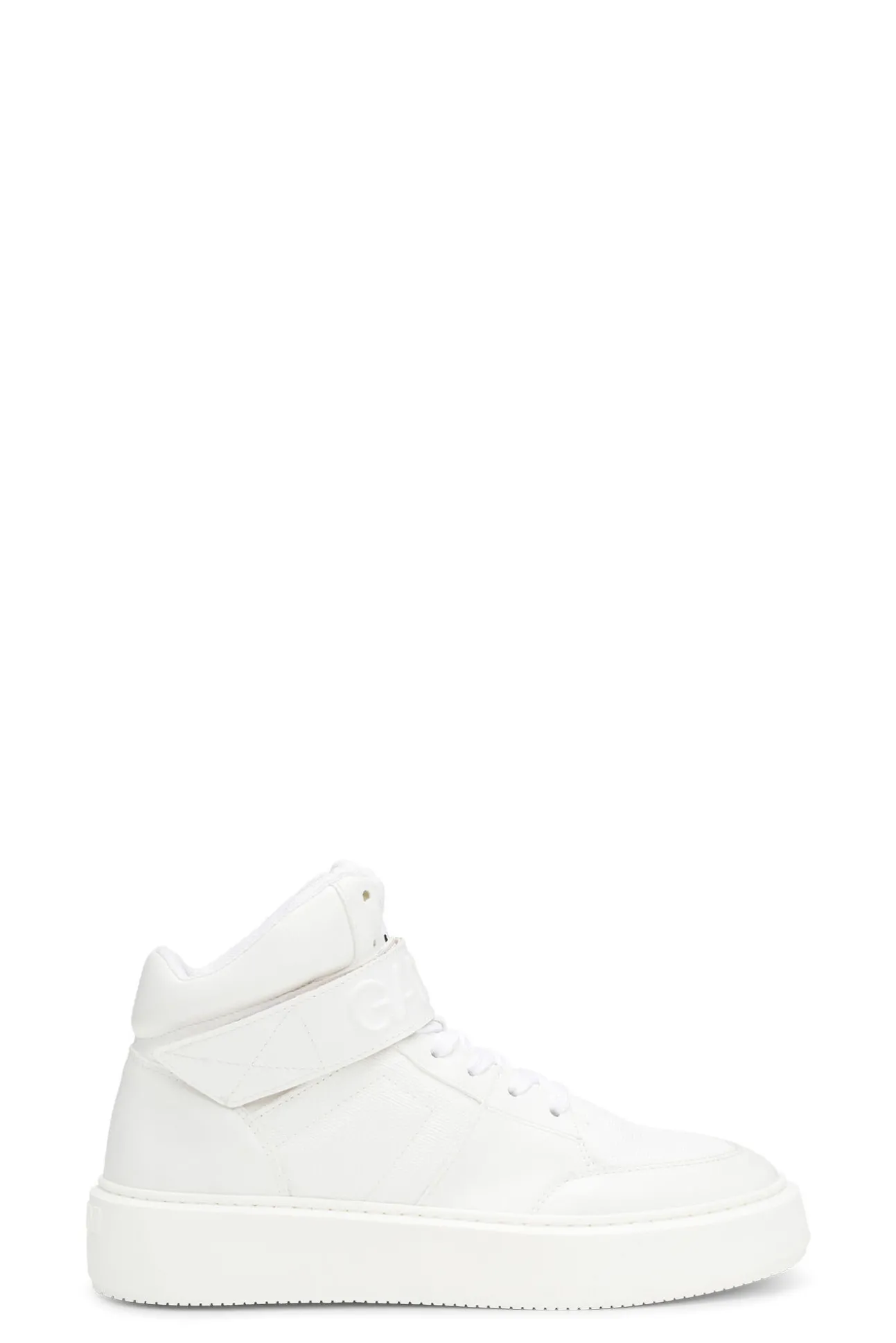 Store GANNI „Sporty Mix“-High-Top-Sneakers Egret