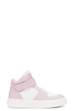 Discount GANNI „Sporty Mix“-High-Top-Sneakers Light Lilac