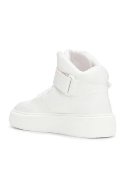 Store GANNI „Sporty Mix“-High-Top-Sneakers Egret