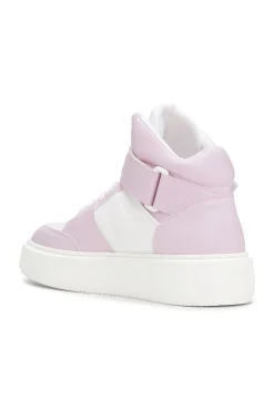 Discount GANNI „Sporty Mix“-High-Top-Sneakers Light Lilac