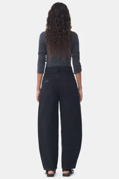 Fashion GANNI Stary Jeans Washed Black/Black