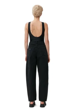 Fashion GANNI Stary Jeans Washed Black/Black